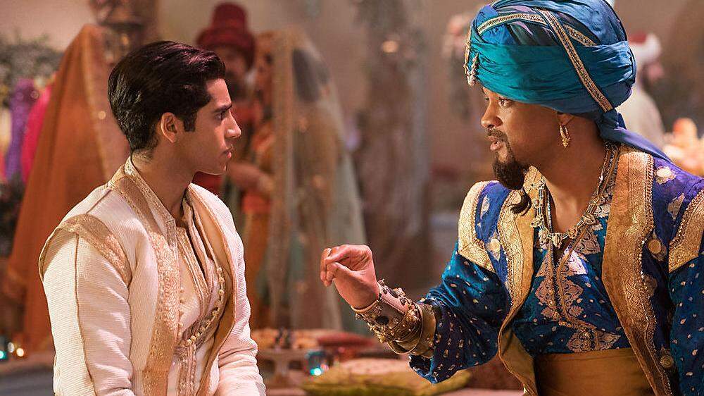 Mena Massoud mimt Aladdin als Underdog und Will Smith ringt der Figur des Flaschengeistes neue Facetten ab