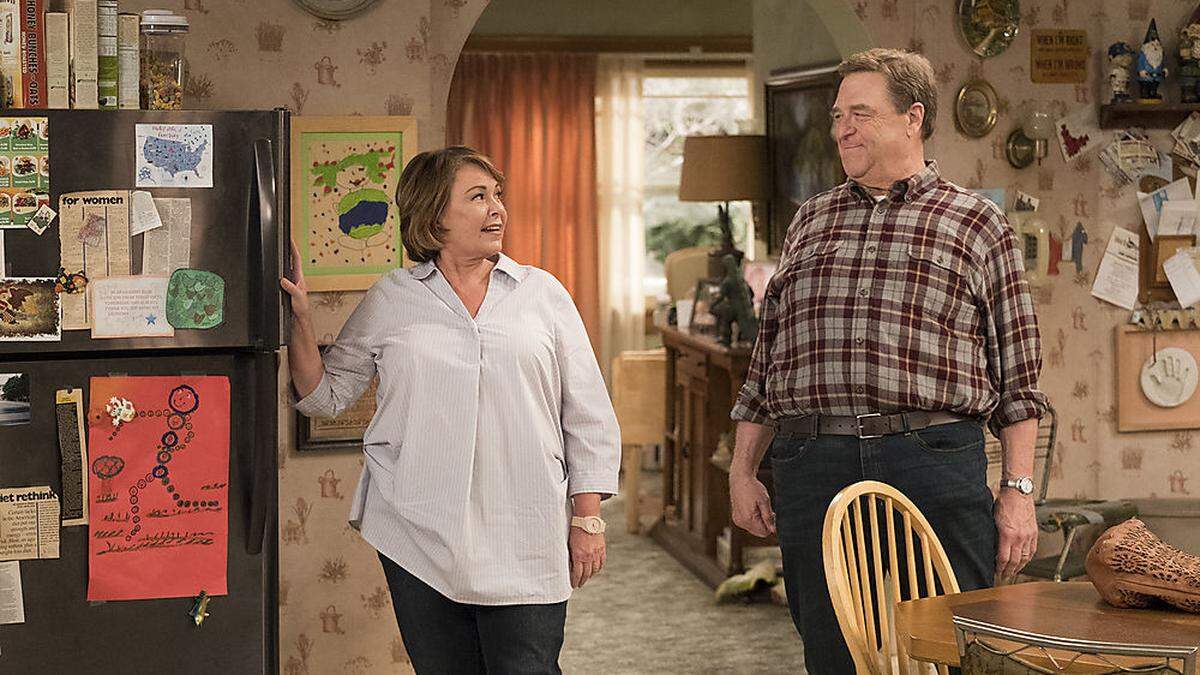 John Goodman und Roseanne Barr