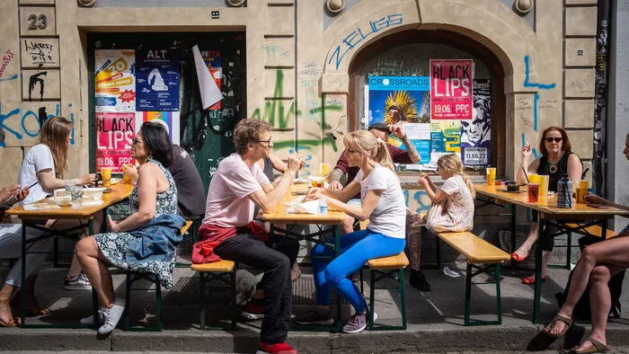 Am Samstag (11. Juni) wurde die Griesgasse in Graz zur Fußgängerzone.