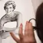 LONDON, ENGLAND - FEBRUARY 10:  An image of Princess Diana is inspected at the press preview for 'Vogue 100: A Century of Style' exhibiting the photographs that has been commissioned by British Vogue since it was founded in 1916 at National Portrait Gallery on February 10, 2016 in London, England.  (Photo by Stuart C. Wilson/Getty Images)
