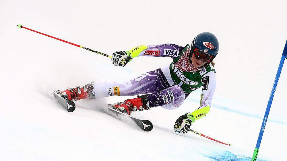 Mikaela Shiffrin führt nach dem ersten Slalom-Durchgang in Kühtai