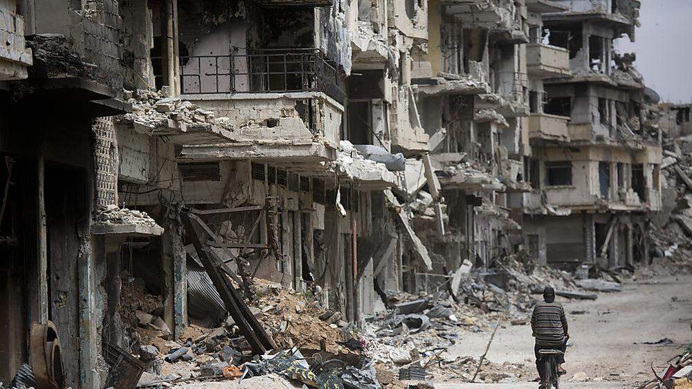 Die einst so blühende Stadt Homs 