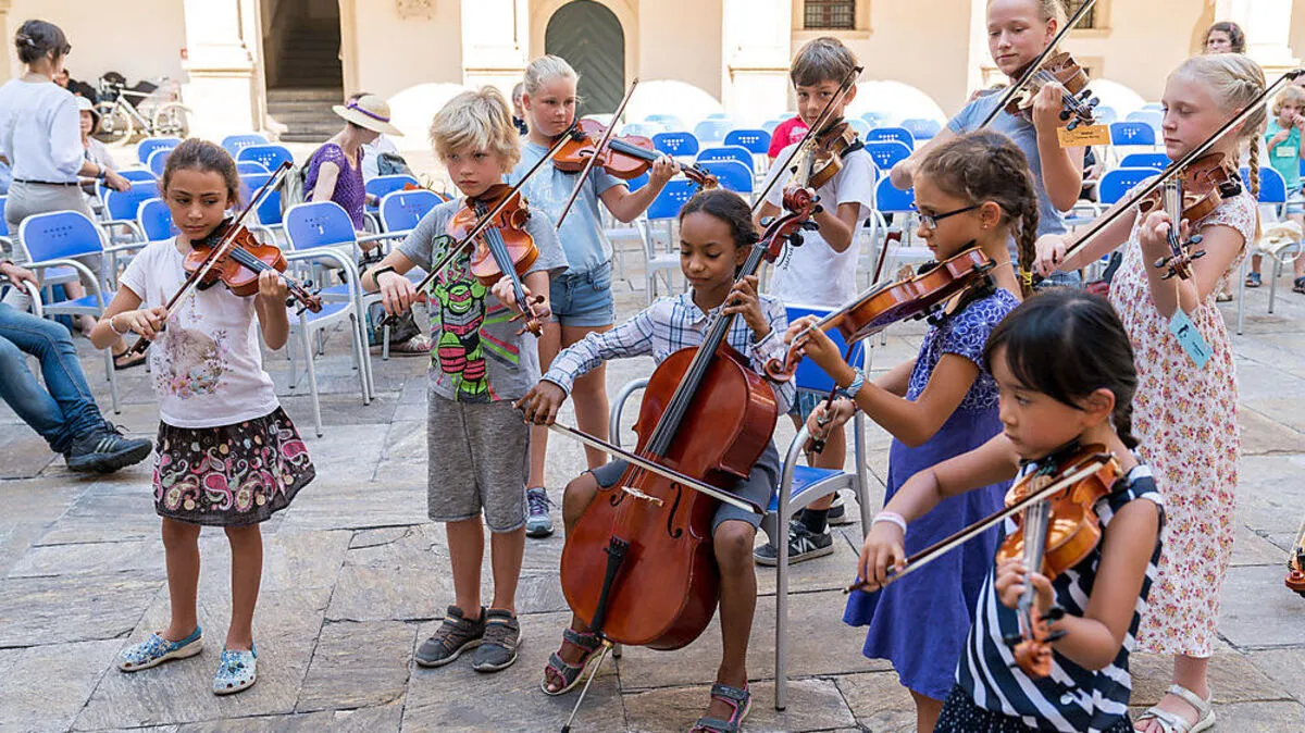 Die Suzuki-Methode findet immer öfter Eingang in den heimischen Musikunterricht, hier 2018 in Graz