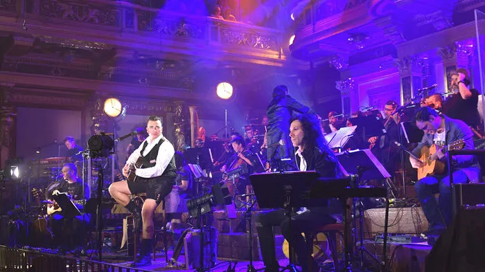 Dort, wo das Neujahrskonzert über die Bühne geht, spielte Dienstagabend Andreas Gabalier auf.
