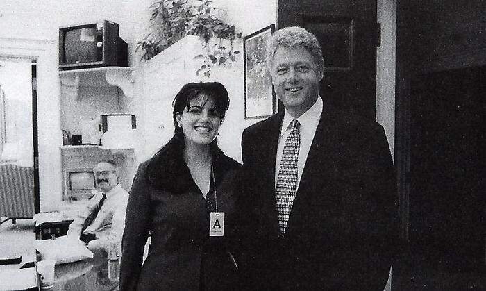 Bill Clinton und Monica Lewinsky 1995