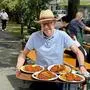 Golden strahlte nicht nur die Sonne, sondern auch die Schnitzel