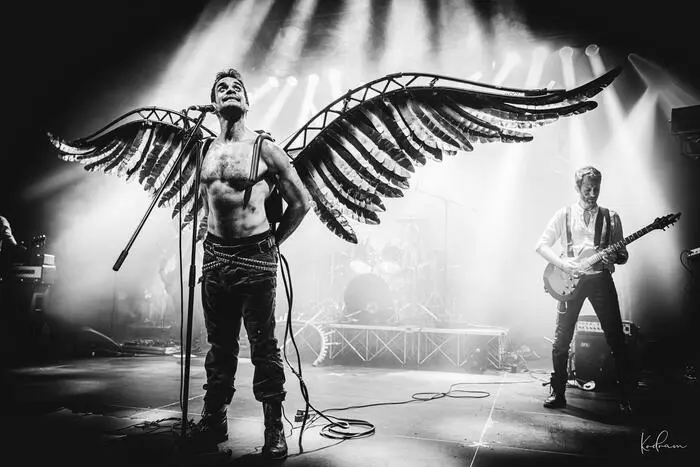 Aus Italien stammt die Rammstein-Tribute-Band „Eisernmann“, die heute ab 22 Uhr das Arneitz-Gelände bespielen