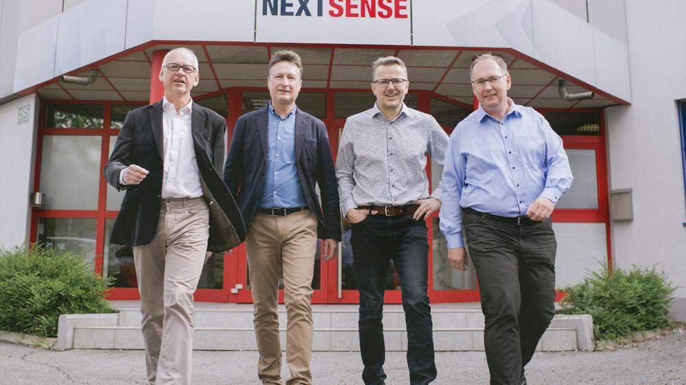 Nextsense-Führung: Albert Niel, Peter Kaufmann, Clemens Gasser, Edwin Deutschl