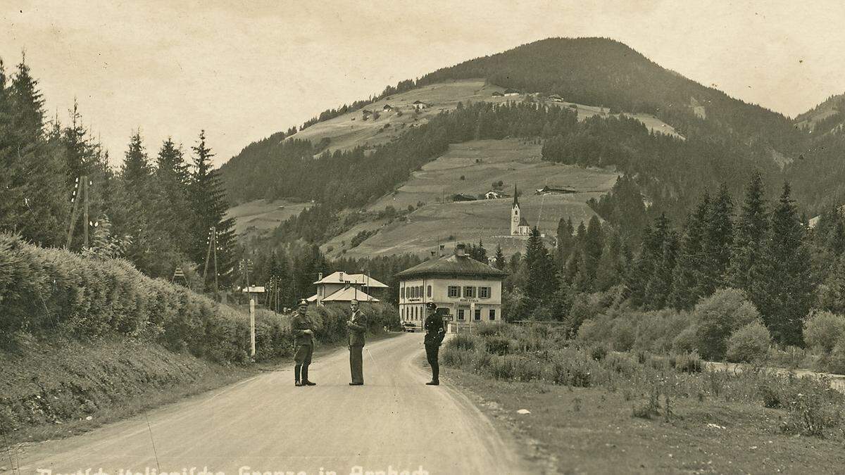 Die deutsch-italienische Grenze in Sillian-Arnbach, an der Stallbaumer Fluchthilfe leistete