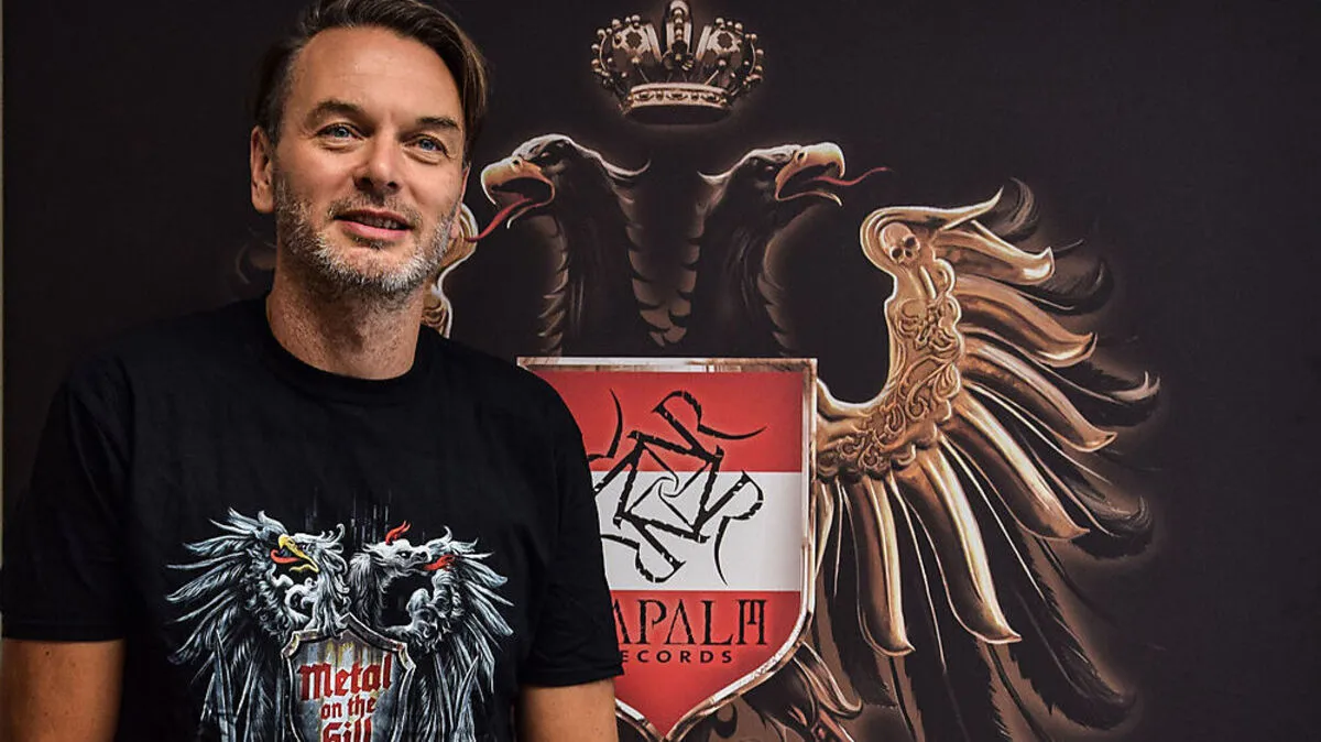 Markus Riedler gründete vor 27 Jahren das Plattenlabel „Napalm Records“ mit Sitz in Eisenerz
