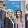 Michael Kurzmann, Emina Saric, Doris Kampus, Kurt Hohensinner (v.l.)