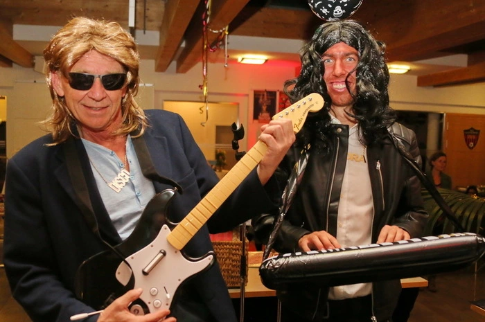 Die DJ's Harry Kriesch und Niklas Sieger.