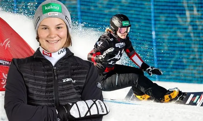 Martina Ankele feierte ihren Premierensieg im Europacup