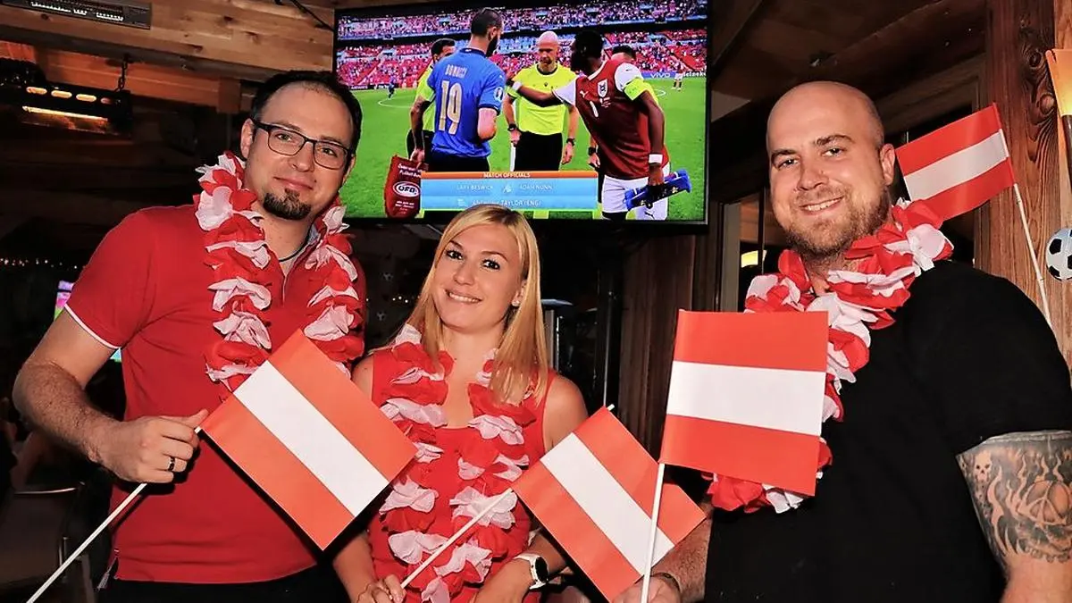 Das Team beim Wiednermichl drückte Österreich die Daumen