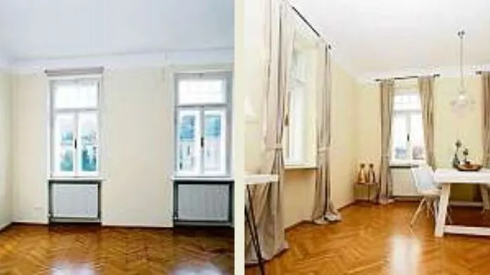 Home Staging soll zeigen, wie ein Raum aussehen könnte.