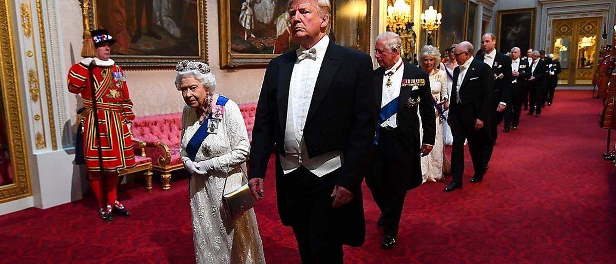 Trump bei der Queen