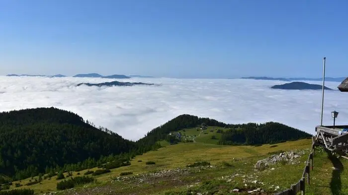 Die Strecke beim Schönleiten 1000 ging für die Mountainbiker von der Talstation Bürgeralm über das Pierergut, die Mautstraße Aflenz Bürgeralm und die neue Forststraße bis zum Schönleitenhaus. 