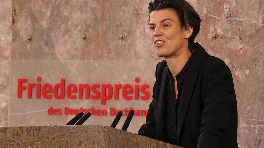 Carolin Emcke wurde mit dem Friedenspreis des Deutschen Buchhandles ausgezeichnet