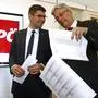 Zwei, die miteinander können: Martin Gruber (ÖVP), Peter Kaiser (SPÖ)