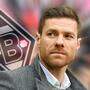 FOTOMONTAGE: Xabi ALONSO offenbar wird offenbar Trainer bei Borussia Moenchengladbach. Archivfoto: Xabi ALONSO (Bayern M
