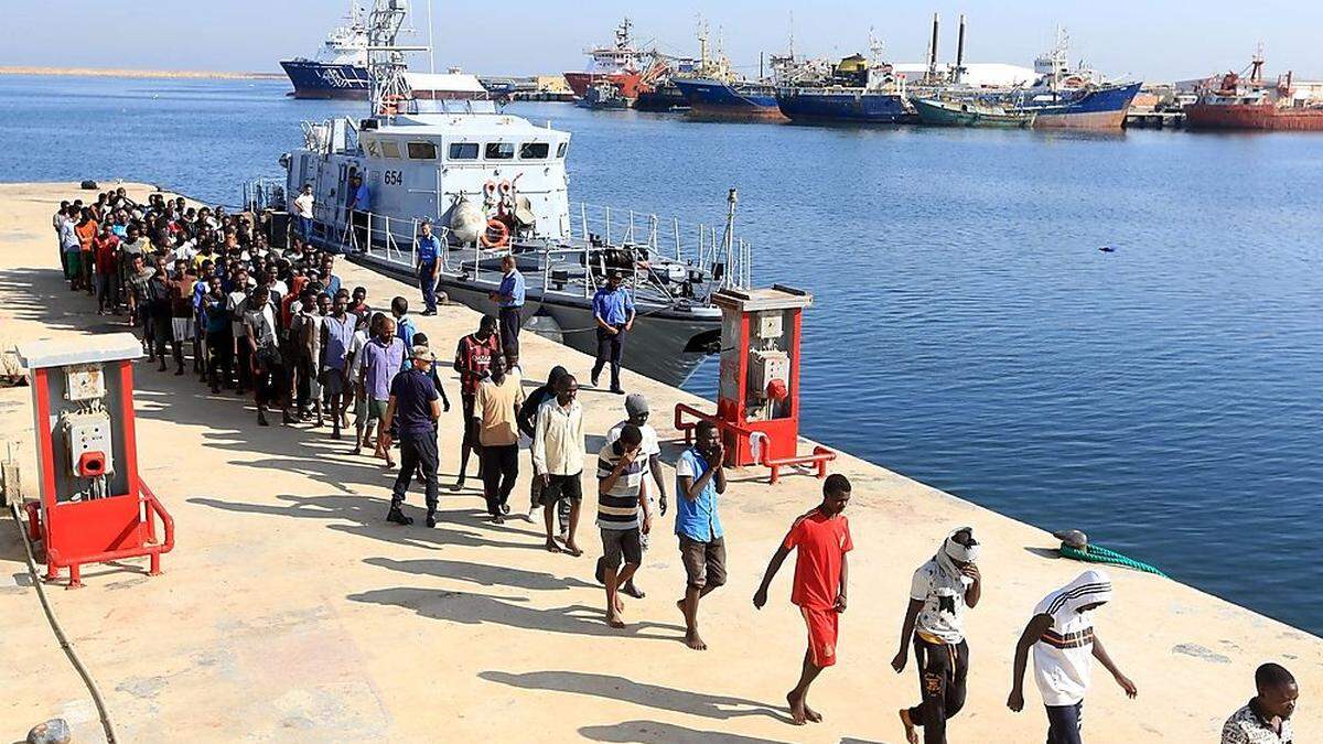 Derzeit versucht Europa über Libyen, Migranten vom Aufbruch nach Norden abzuhalten