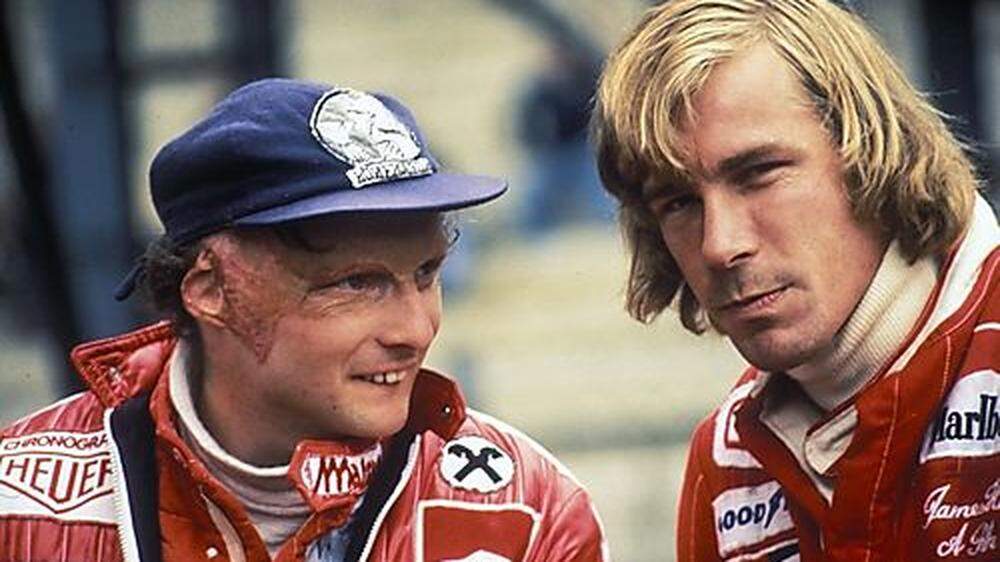 Niki Lauda und James Hunt - ihre Söhne sind jetzt Teamkollegen