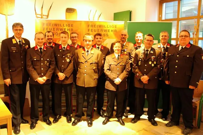 Viele Kameraden wurden ausgezeichnet