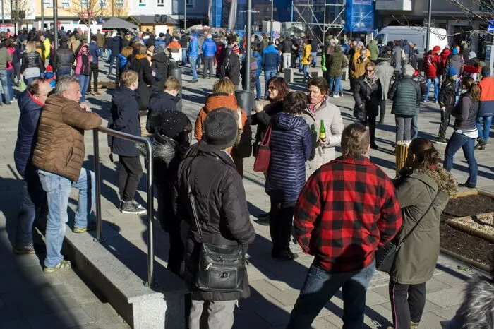 Die Protestkundgebung verlief friedlich.