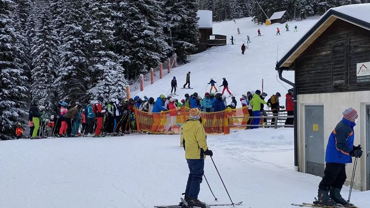 Dieses Bild entstand nach den Weihnachtsfeiertagen auf der Weinebene