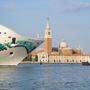 Das Kreuzfahrtschiff Norwegian Jade verlässt Venedig