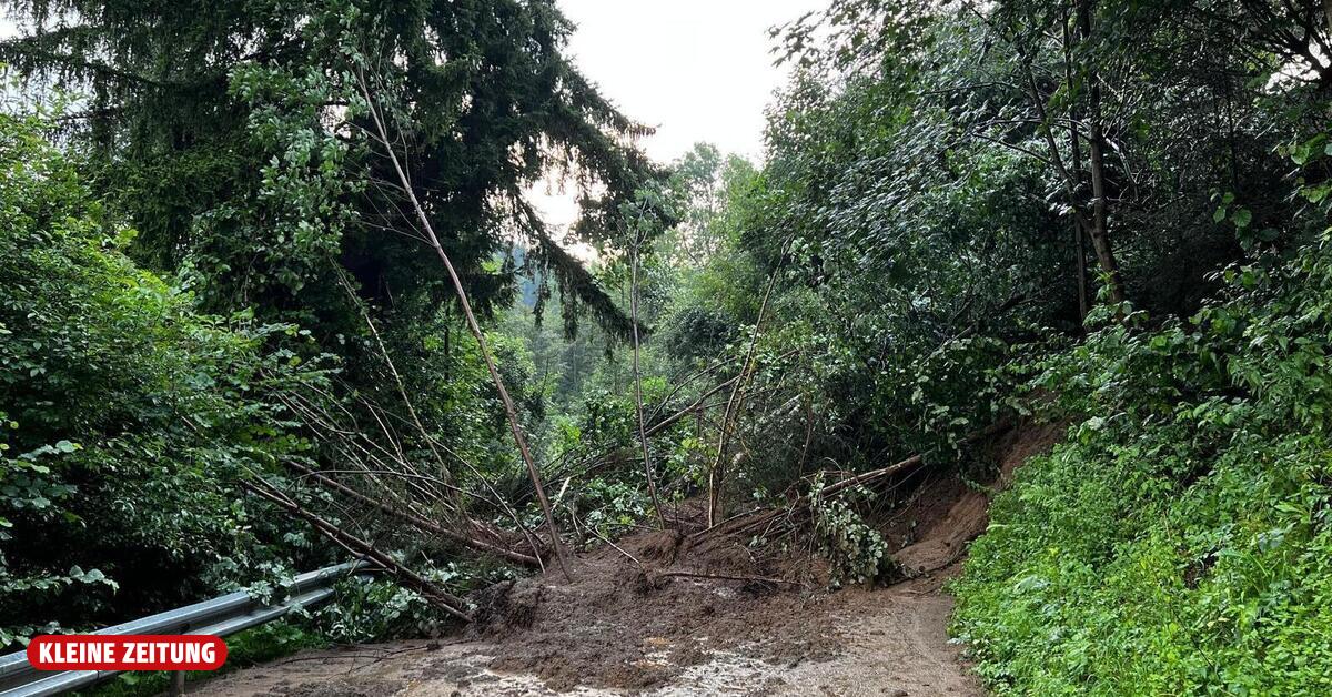 Trabochersee-Damm drohte zu brechen:40 Personen mussten in Traboch ...