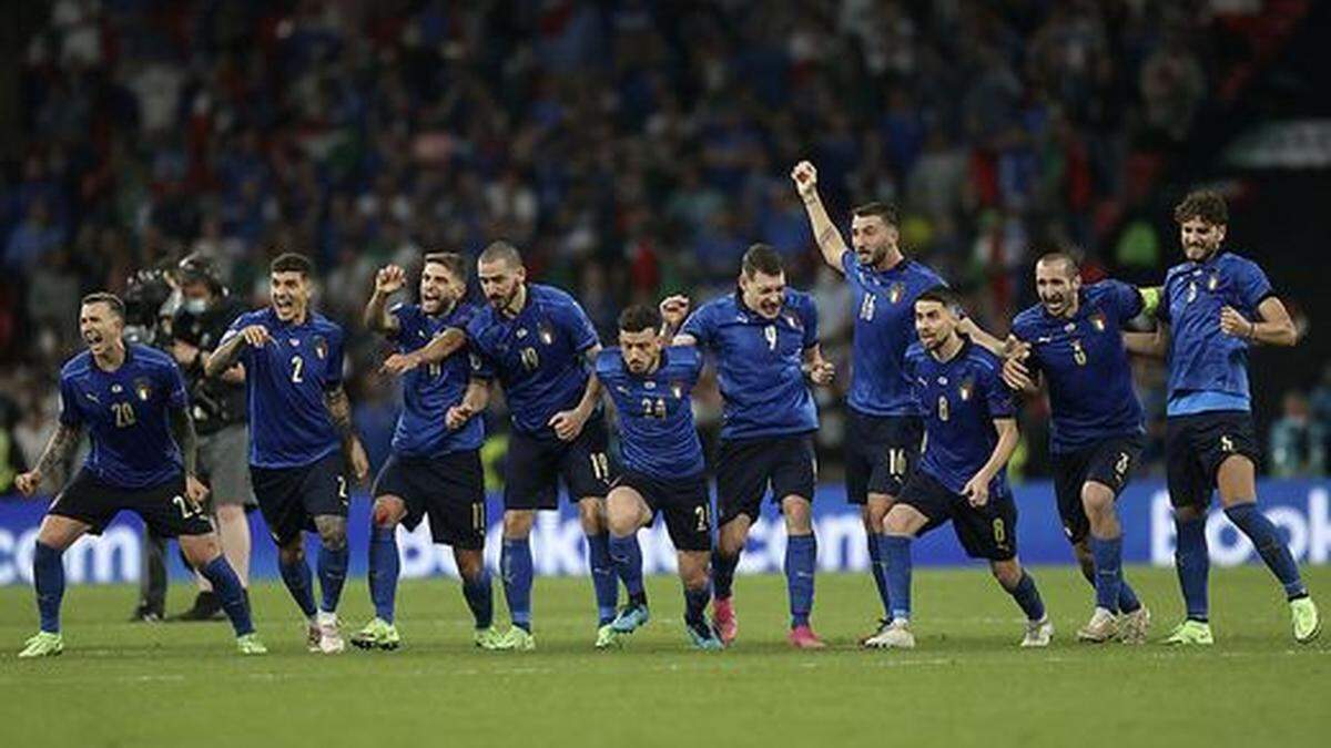 Am Ende durfte die &quot;Squadra Azzurra&quot; jubeln. 