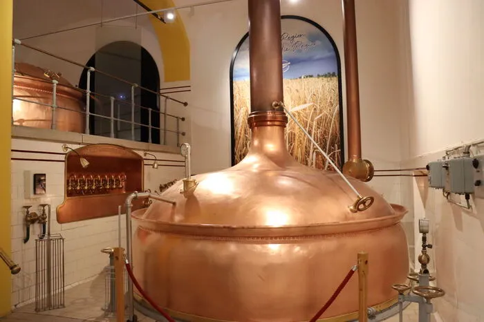 Wie das Bierbrauen in Kupfertanks funktioniert, wird in der "Brauerei der Sinne" erklärt.