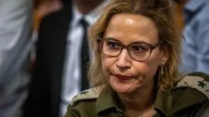 Israel's Military Advocate General Maj. Gen. Yifat Tomer-Yerushalmi, at the supreme court in Jerusalem Tuesday, Oct. 1, 2024. (AP Photo/Oren Ben Hakoon)