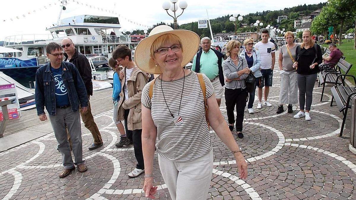 Wen Martha Mann durch Velden führt, der erfährt viel über den Wörthersee-Tourismus