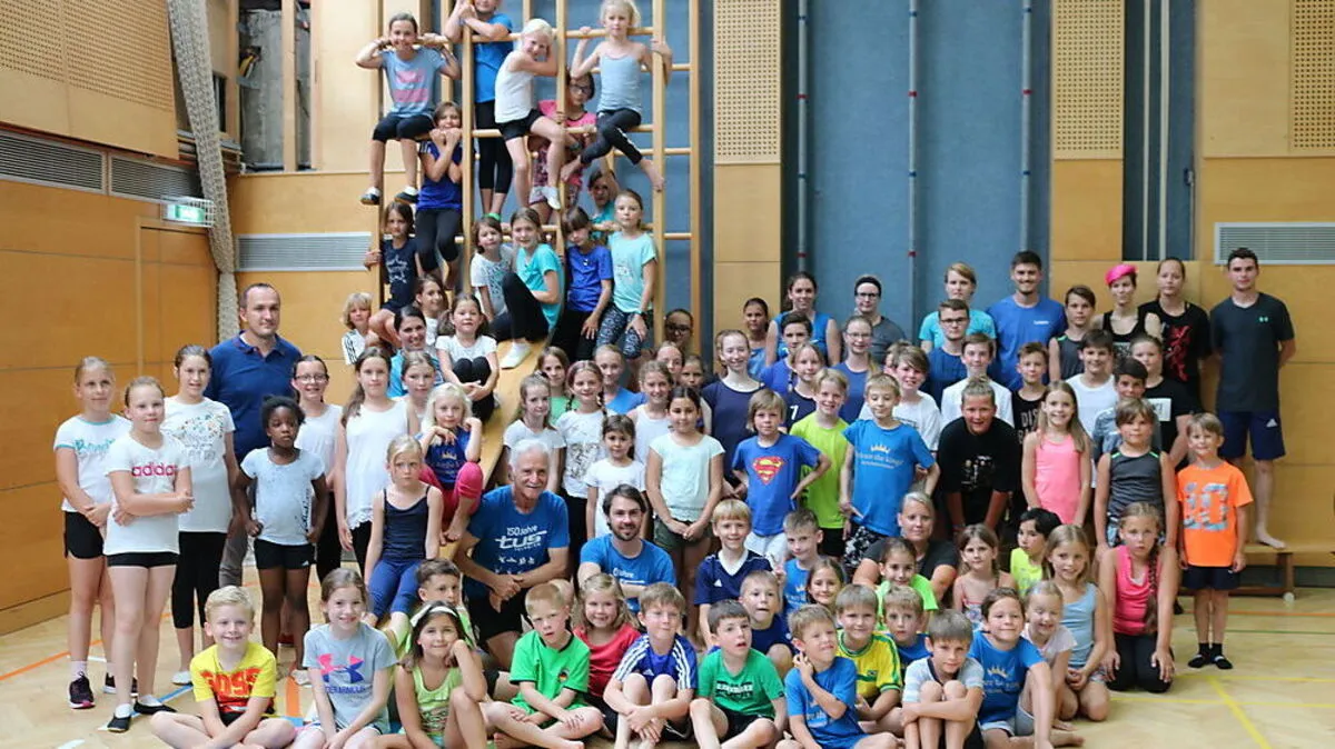 Die Turner lieferten eine beeindruckende Show