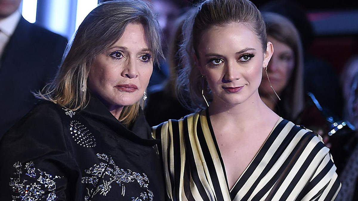 Eines der letzten gemeinsamen Fotos von Carrie Fisher und ihrer Tochter Billie Lourd