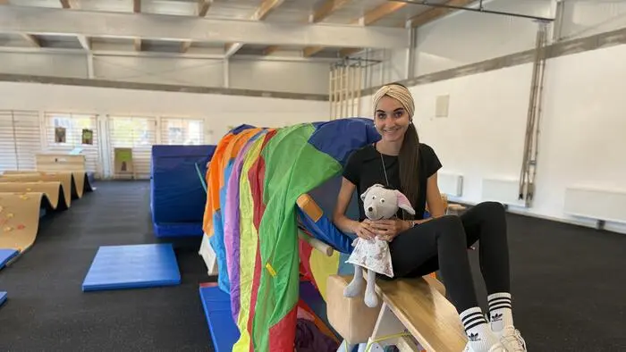Sarah Leitold hat ihren Turnmäusen in Kobenz einen neuen Turnsaal gebaut, die Kurse können diese Woche wieder starten