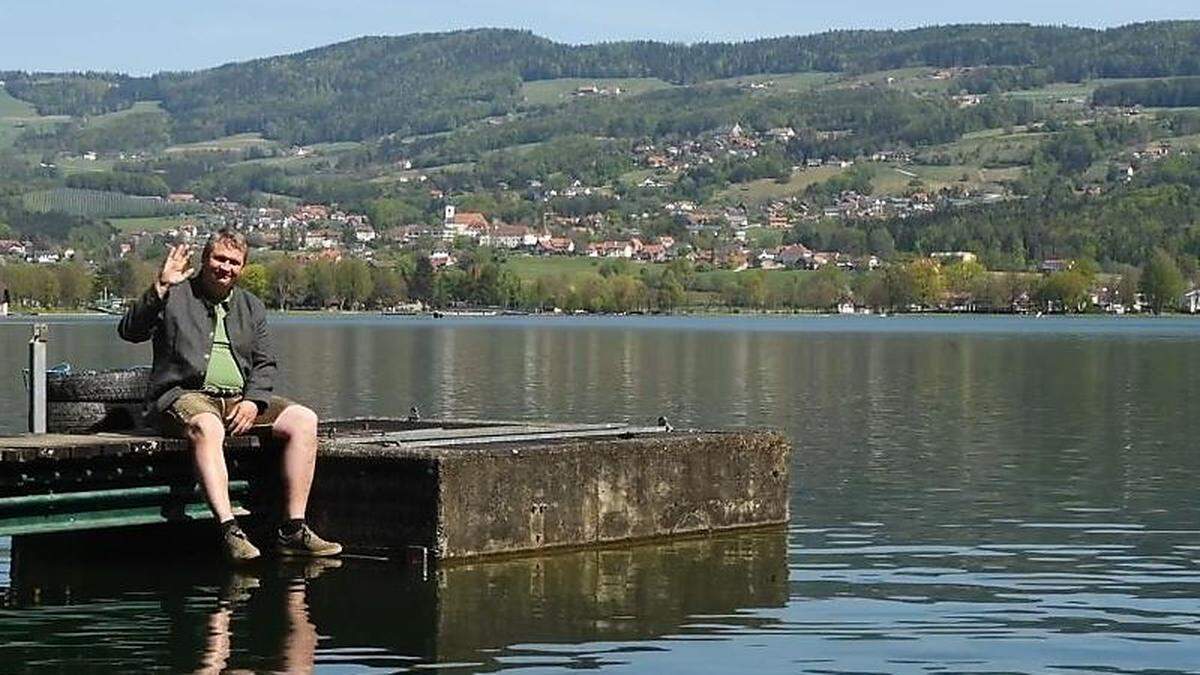 Bürgermeister Alexander Allmer wurde zum Videostar