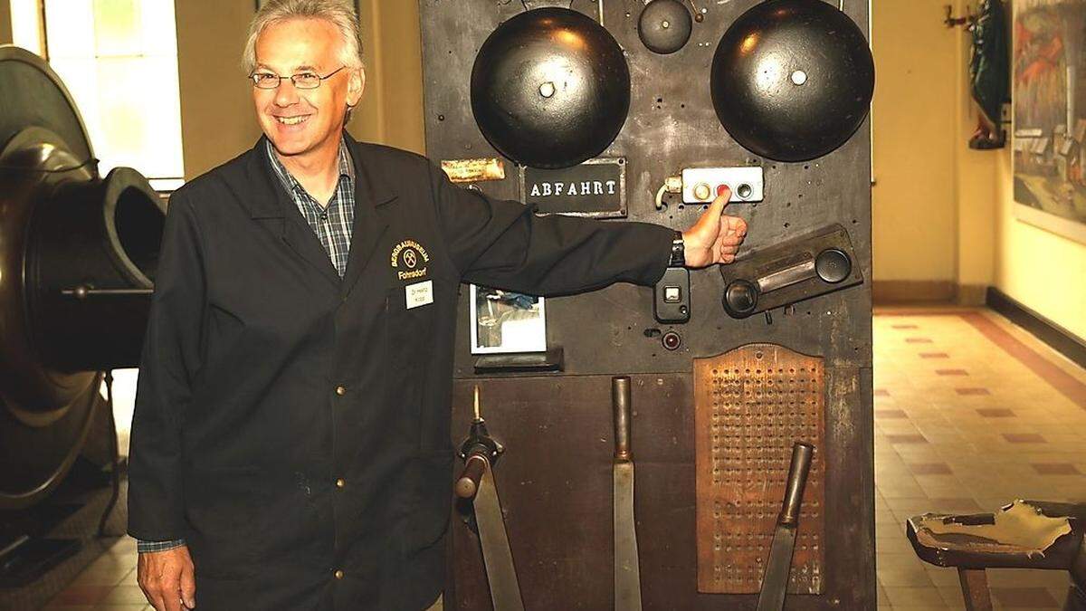 Heinz Kopp, Obmann des Museumsvereins in Fohnsdorf