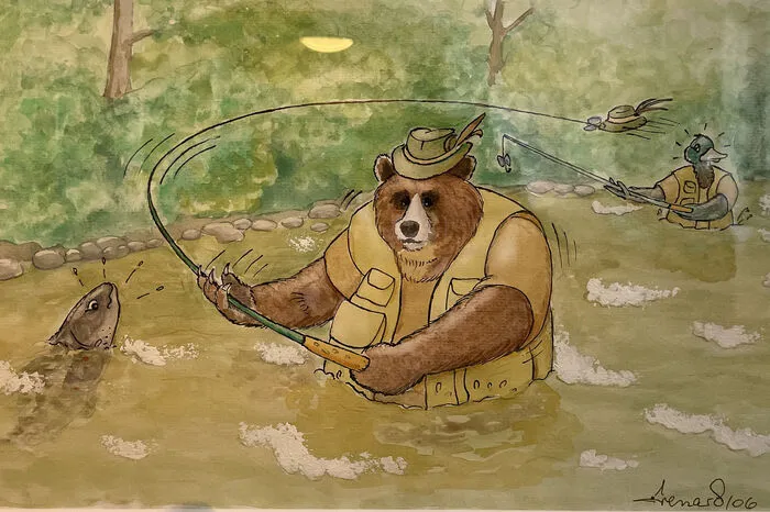 Reinhard Schlüter: Original im Besitz der Alpenpost (Medienförderverein Ausseerland) Karikaturen-Sonderaussstellung Kammerhof Museum Bad Aussee, Karikaturen-Sonderaussstellung Kammerhof Museum Bad Aussee