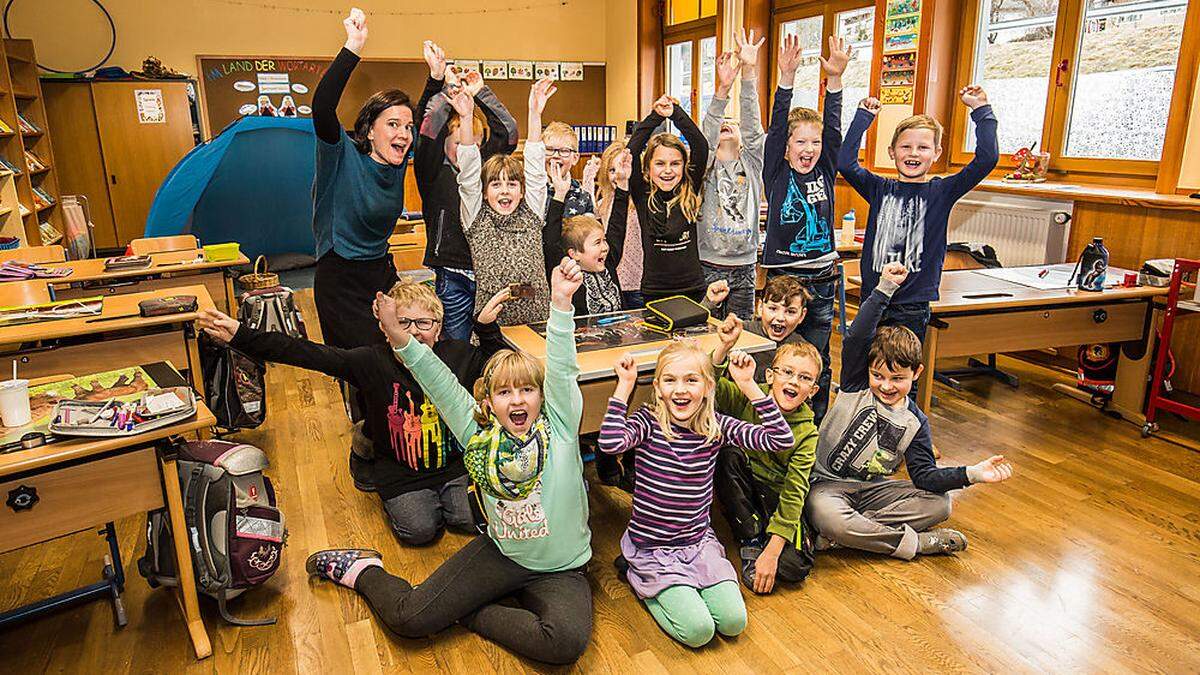 Juhu! Erster Schultag wieder im eigenen Klassenzimmer