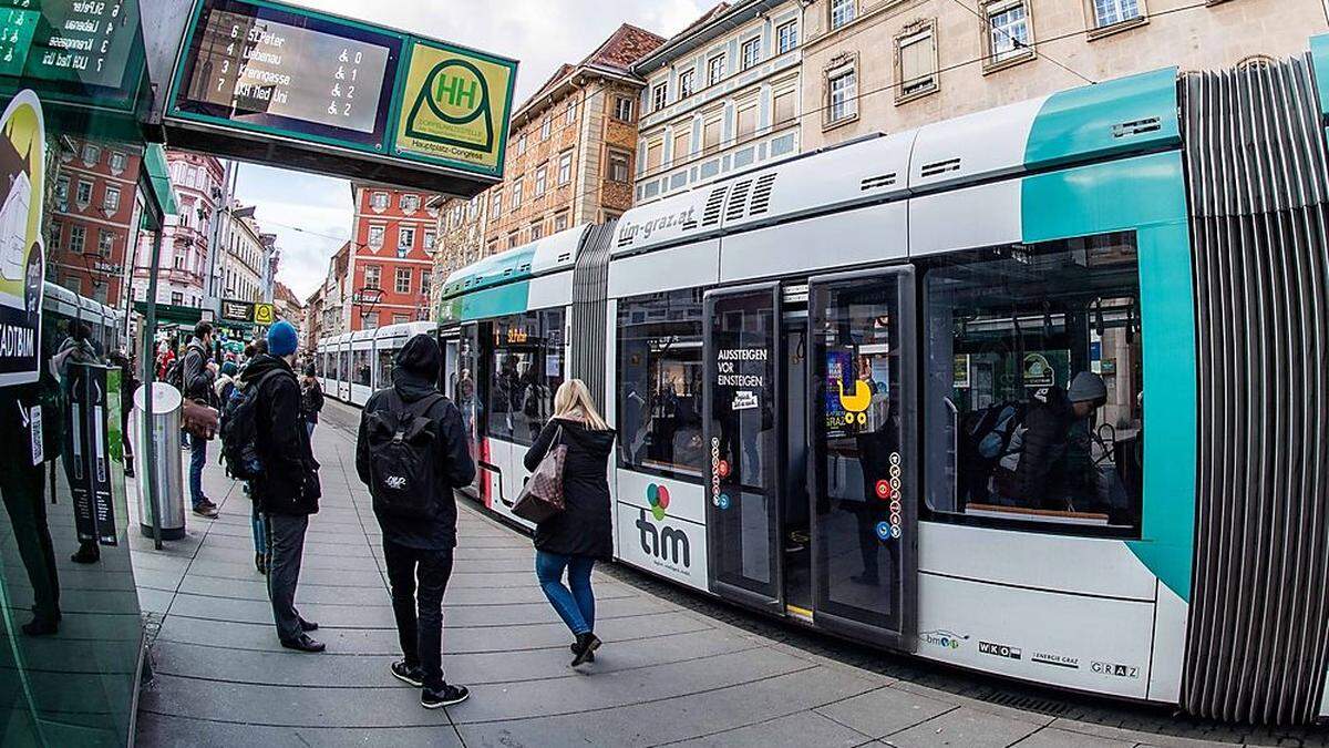 Am 19. Jänner wird es zu Behinderungen der  Straßenbahnenlinien rund um Hauptplatz und Herrengasse kommen