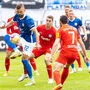Lukas Hintersee spielte bei Rostock bis zur 79. Minute