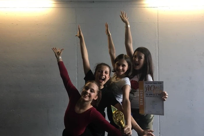 Selena Gollinger, Lena Lampl, Magdalena Malli und Lisa Brezina