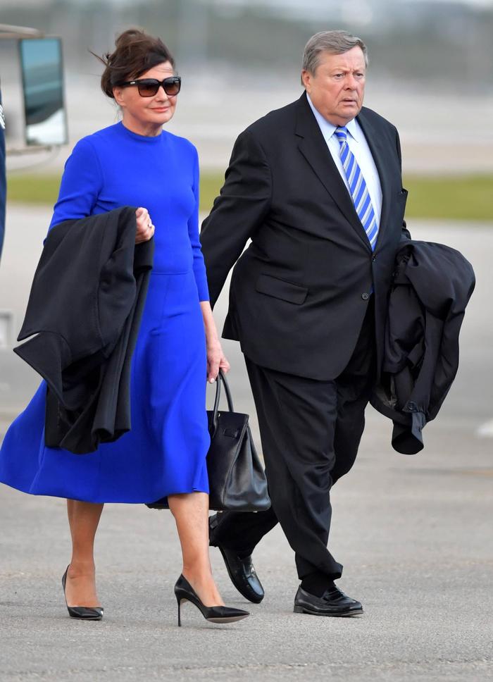 Melania Elterin in  Mar-a-Lago, in Florida 