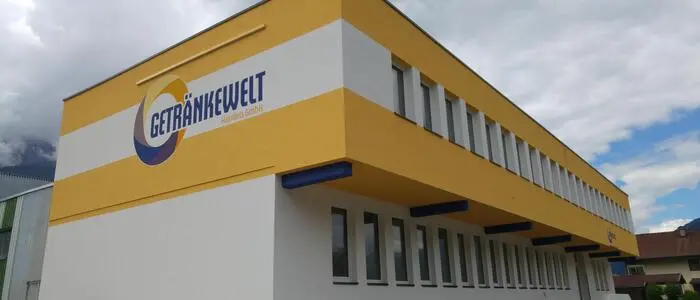 Getränkewelt-Firmengebäude in Nußdorf-Debant