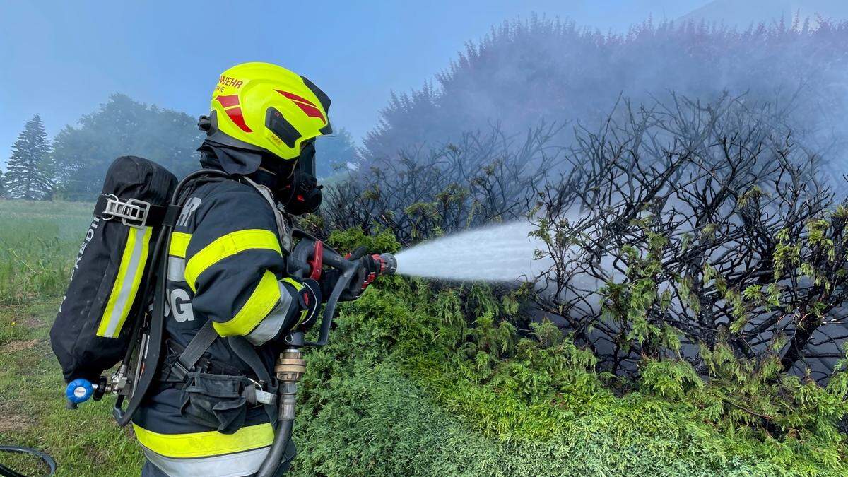 Sujetfoto: In Krottendorf kam es zu einem Heckenbrand