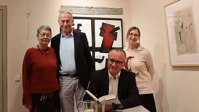 Heidrun und Wilfried Magnet, Felix Kucher und Stefanie Juch (von links)