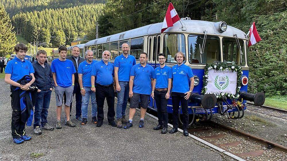 Im Vorjahr feierte der Verein Erzbergbahn rund um Obmann Joachim Lanner 130-jähriges Bestehen.